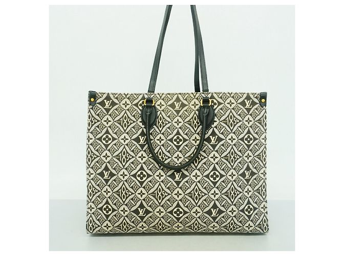 Borsa Tote Louis Vuitton Monogram Jacquard Nero - vista 12