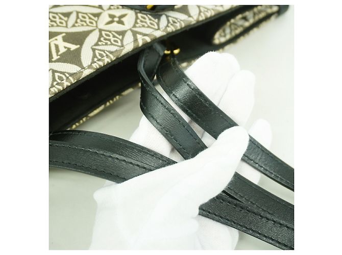 Borsa Tote Louis Vuitton Monogram Jacquard Nero - vista 9