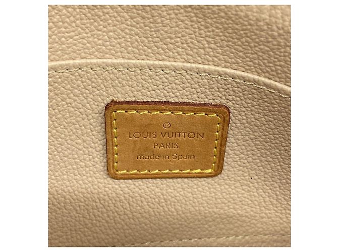 Borsa Louis Vuitton Monogram Pochette Tic Marrone - vista 5