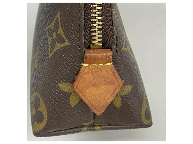 Borsa Louis Vuitton Monogram Pochette Tic Marrone - vista 6