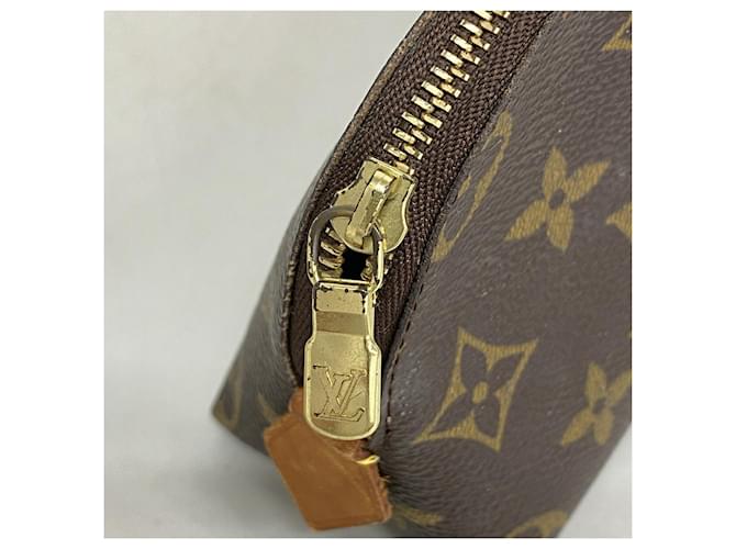 Borsa Louis Vuitton Monogram Pochette Tic Marrone - vista 7