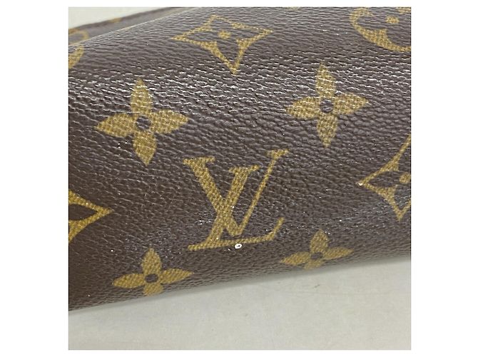 Borsa Louis Vuitton Monogram Pochette Tic Marrone - vista 8