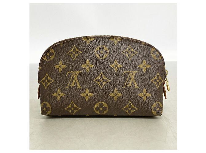 Borsa Louis Vuitton Monogram Pochette Tic Marrone - vista 9