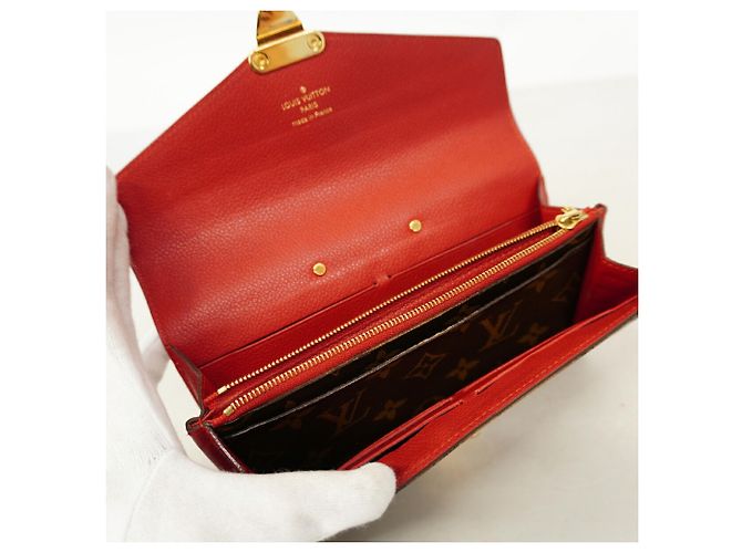 Louis Vuitton Monogram Portefeuille Pallas Long Wallet Fuschia - vue 3