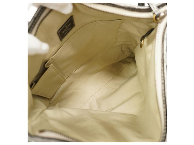 Bolsa Louis Vuitton Monogram Mini Lin Besace-en-Jour Marrom - vista 4
