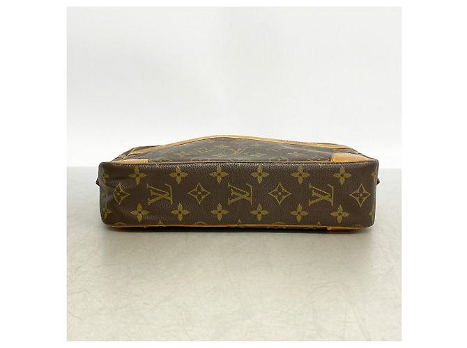 Borsa a Clutch Louis Vuitton Monogram Compiegne 28 Marrone - vista 3