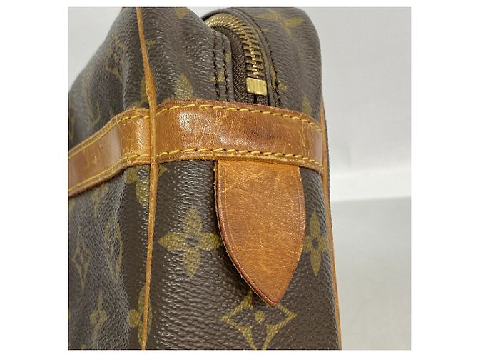 Borsa a Clutch Louis Vuitton Monogram Compiegne 28 Marrone - vista 6