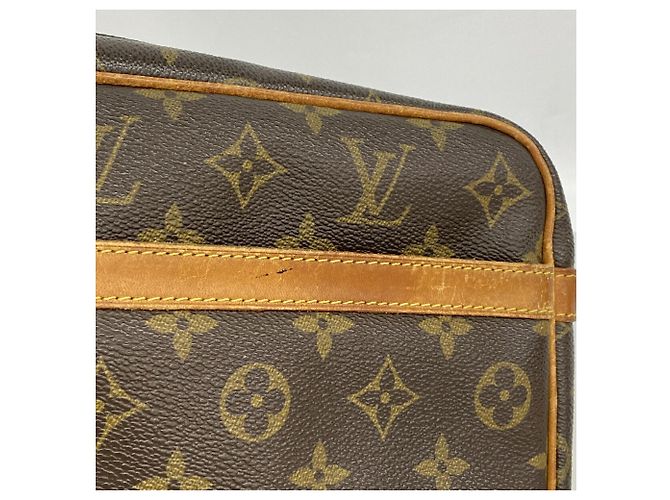 Borsa a Clutch Louis Vuitton Monogram Compiegne 28 Marrone - vista 7