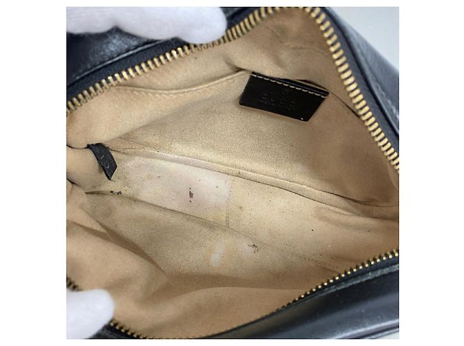 Borsa a tracolla Gucci GG Marmont Nero - vista 4