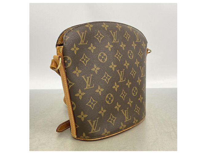Borsa a tracolla Louis Vuitton Monogram Druot Marrone - vista 2