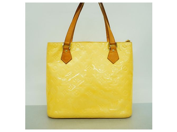 Borsa Tote Louis Vuitton Vernis Houston Bianco - vista 12