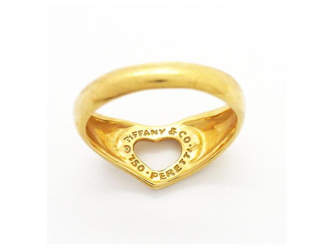 Anello Cuore Tiffany & Co. in oro giallo 18K - vista 4
