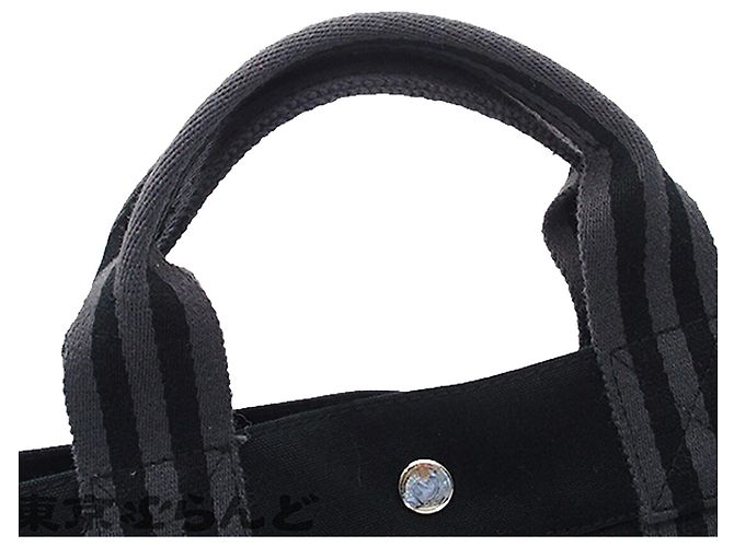Hermès Black Canvas Fourre Tout MM Nero - vista 14