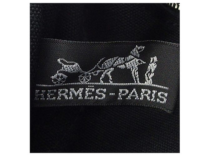 Hermès Black Canvas Fourre Tout MM Nero - vista 5