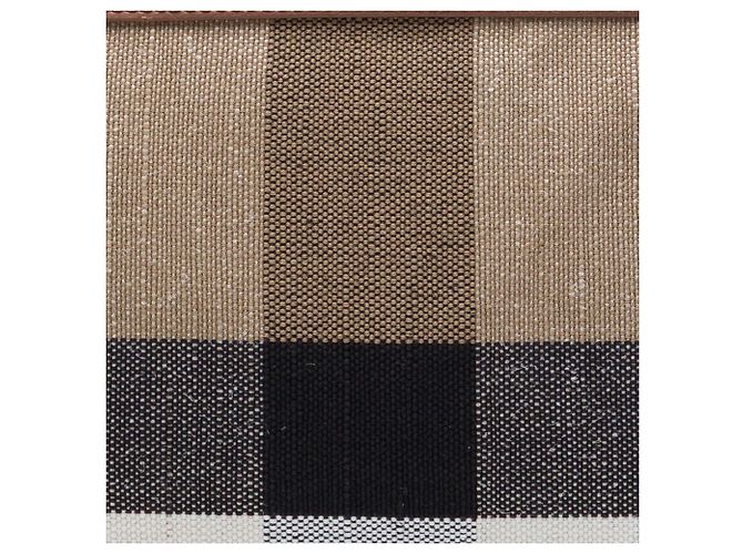 Clutch Burberry in tela Mega Check marrone - vista 6