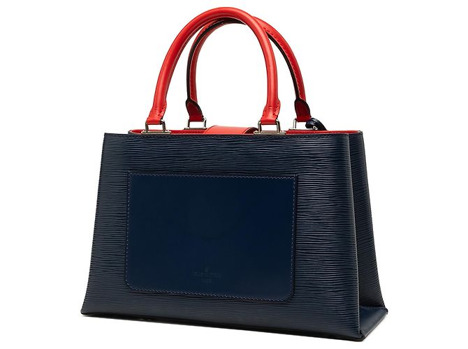 Louis Vuitton Blue Epi Kleber PM Blu navy - vista 2