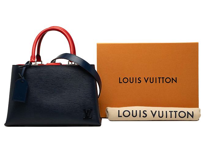Louis Vuitton Blue Epi Kleber PM Blu navy - vista 7