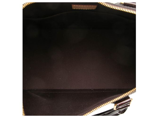 Louis Vuitton Purple Monogram Vernis Alma GM Porpora - vista 4