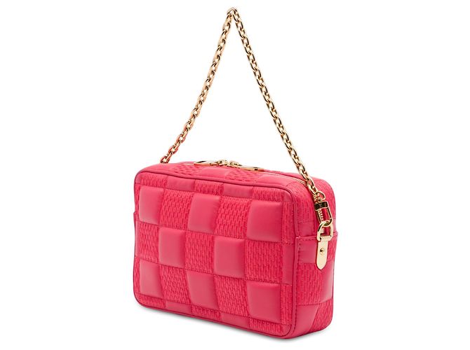 Louis Vuitton Pink Damier Quilt Lambskin Troca PM Rosa - vista 2