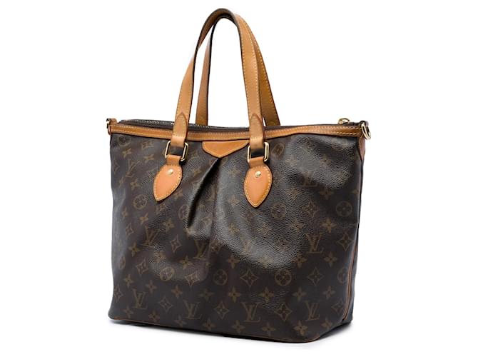 Louis Vuitton Brown Monogram Palermo PM Marrone - vista 2