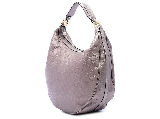 Gucci Purple Large Metallic Guccissima Twins Hobo Porpora - vista 2