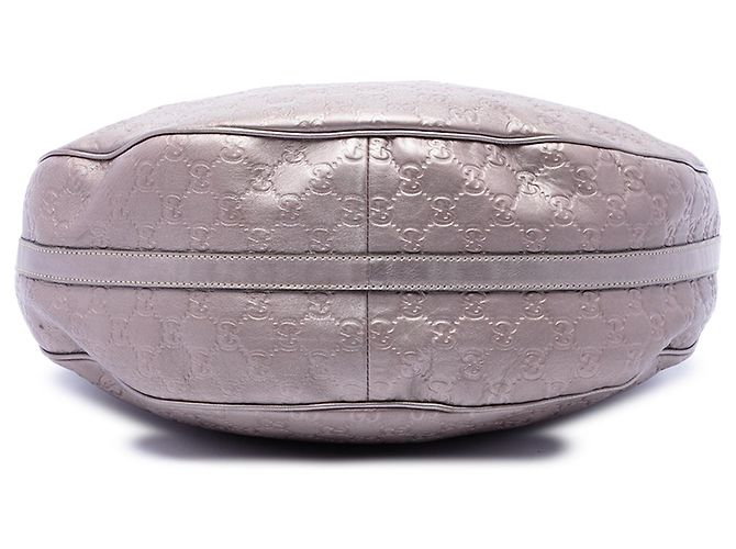 Gucci Purple Large Metallic Guccissima Twins Hobo Porpora - vista 3