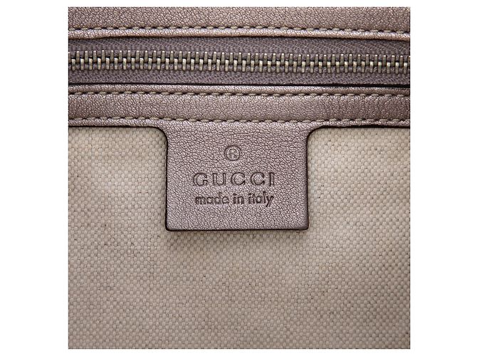 Gucci Purple Large Metallic Guccissima Twins Hobo Porpora - vista 5