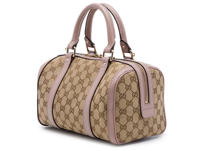 Borsa Boston Gucci Joy Small in tela GG beige - vista 2
