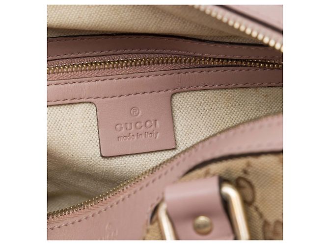 Borsa Boston Gucci Joy Small in tela GG beige - vista 5