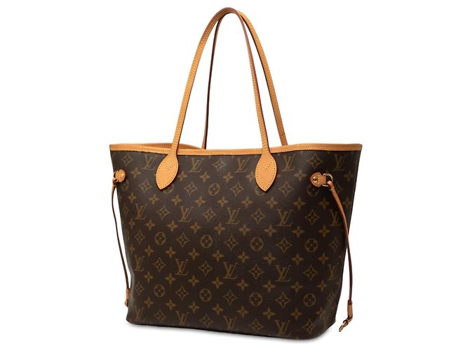 Louis Vuitton Brown Monogram Neverfull MM Marrone - vista 2