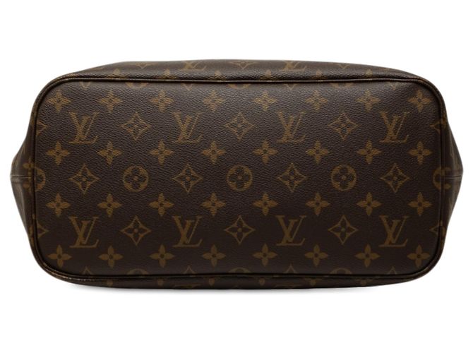Louis Vuitton Brown Monogram Neverfull MM Marrone - vista 3