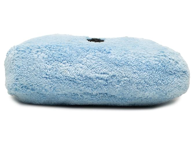 Borsa a tracolla Prada Blue Mini Terry Re Edition 2000 - vista 3