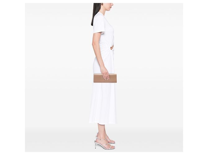 Clutch Gucci Broadway de charol Microguccissima marrón Castaño Carne - vista 5