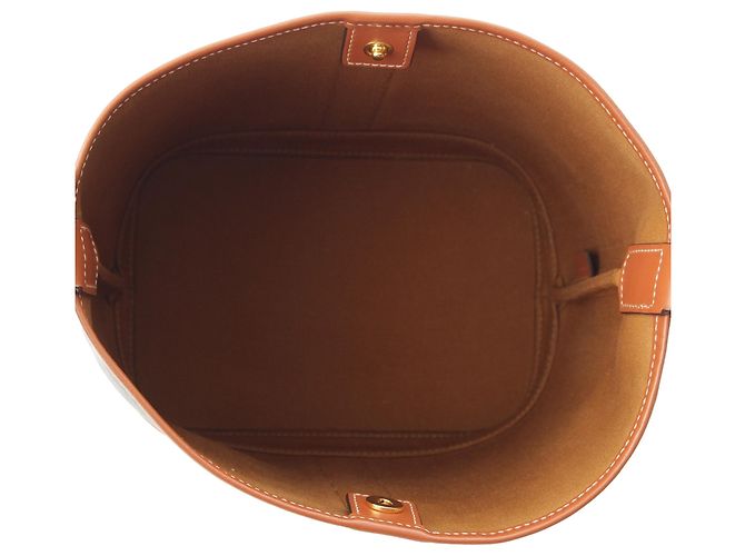Céline Borsa a secchiello Celine Small Triomphe in tela rivestita marrone Marrone scuro - vista 4
