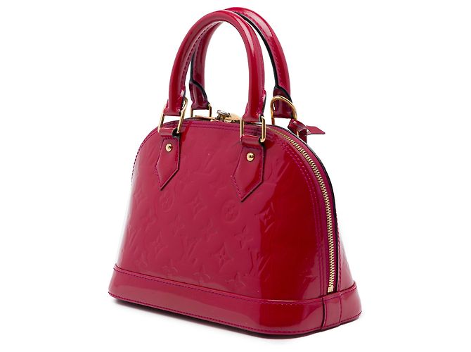 Louis Vuitton Pink Monogram Vernis Alma BB Rosa - vista 2
