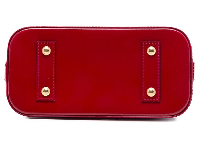 Louis Vuitton Pink Monogram Vernis Alma BB Rosa - vista 3