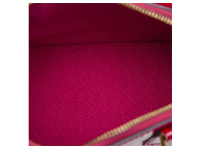 Louis Vuitton Pink Monogram Vernis Alma BB Rosa - vista 4