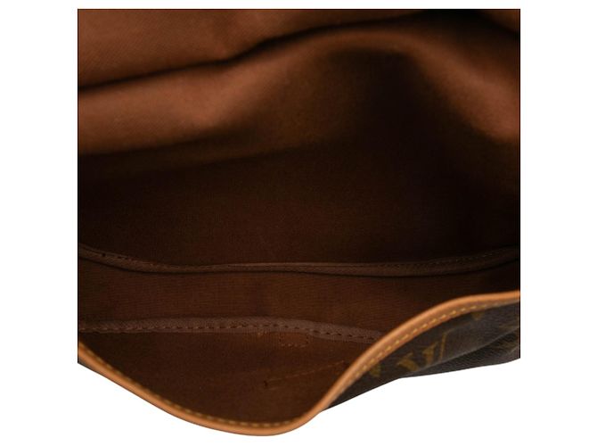 Louis Vuitton Brown Monogram Saumur 25 Marrone - vista 4