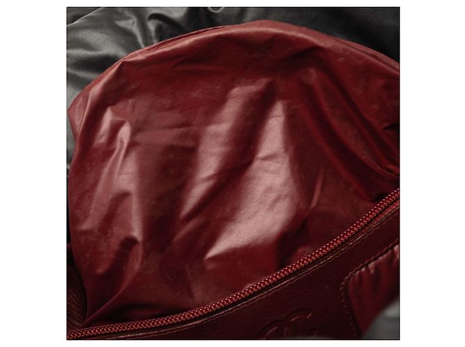 Borsa tote Chanel Coco Cocoon piccola in nylon matelassé nero - vista 6