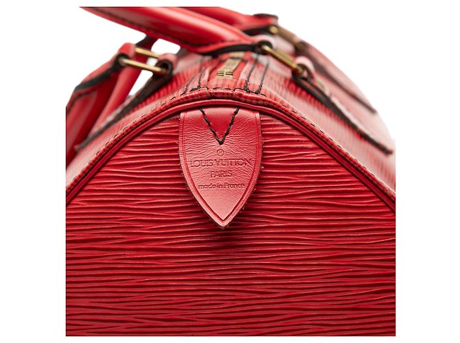 Louis Vuitton Red Epi Speedy 30 Rosso - vista 5
