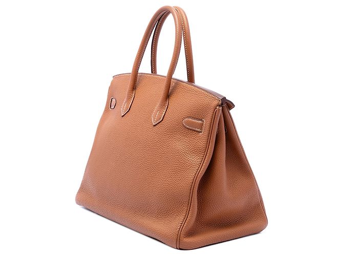 Hermès Brown Togo Birkin Retourne 35 Marrone - vista 2