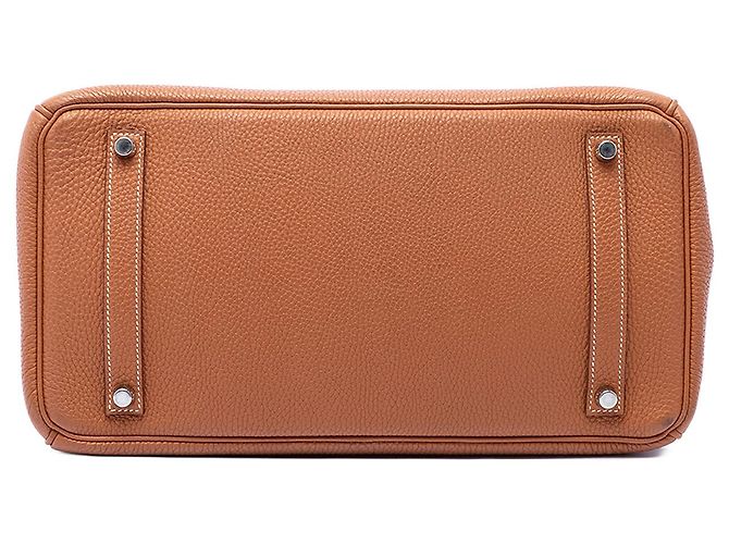 Hermès Brown Togo Birkin Retourne 35 Marrone - vista 3