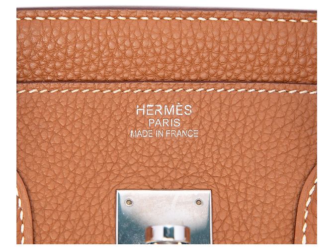 Hermès Brown Togo Birkin Retourne 35 Marrone - vista 5