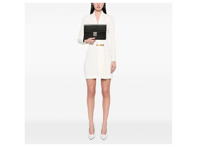 Clutch Louis Vuitton Belaia in Taiga nero - vista 6