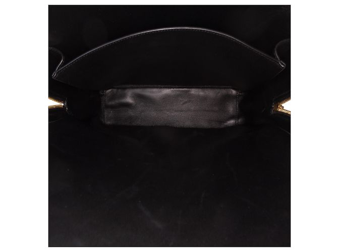 Borsa Case Saint Laurent in pelle di vitello liscia nera Large Nero - vista 4