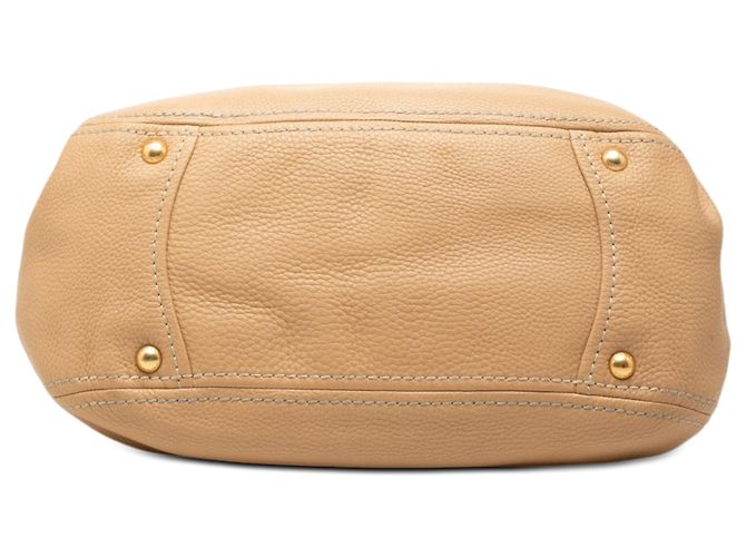 Bolso Tote Prada Beige Vitello Daino - vista 3