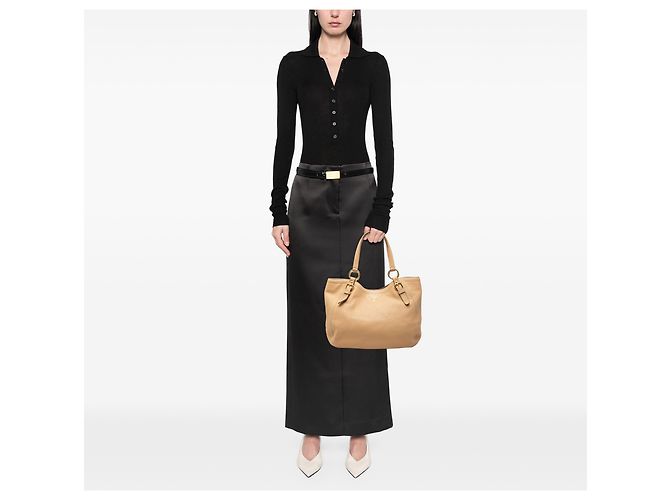 Bolso Tote Prada Beige Vitello Daino - vista 6