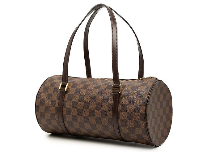 Louis Vuitton Brown Damier Ebene Papillon 30 Marrone - vista 2