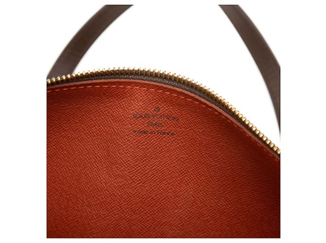 Louis Vuitton Brown Damier Ebene Papillon 30 Marrone - vista 5