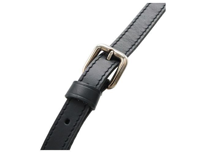 Louis Vuitton Black Monogram Mini Satin Boulogne Nero - vista 7